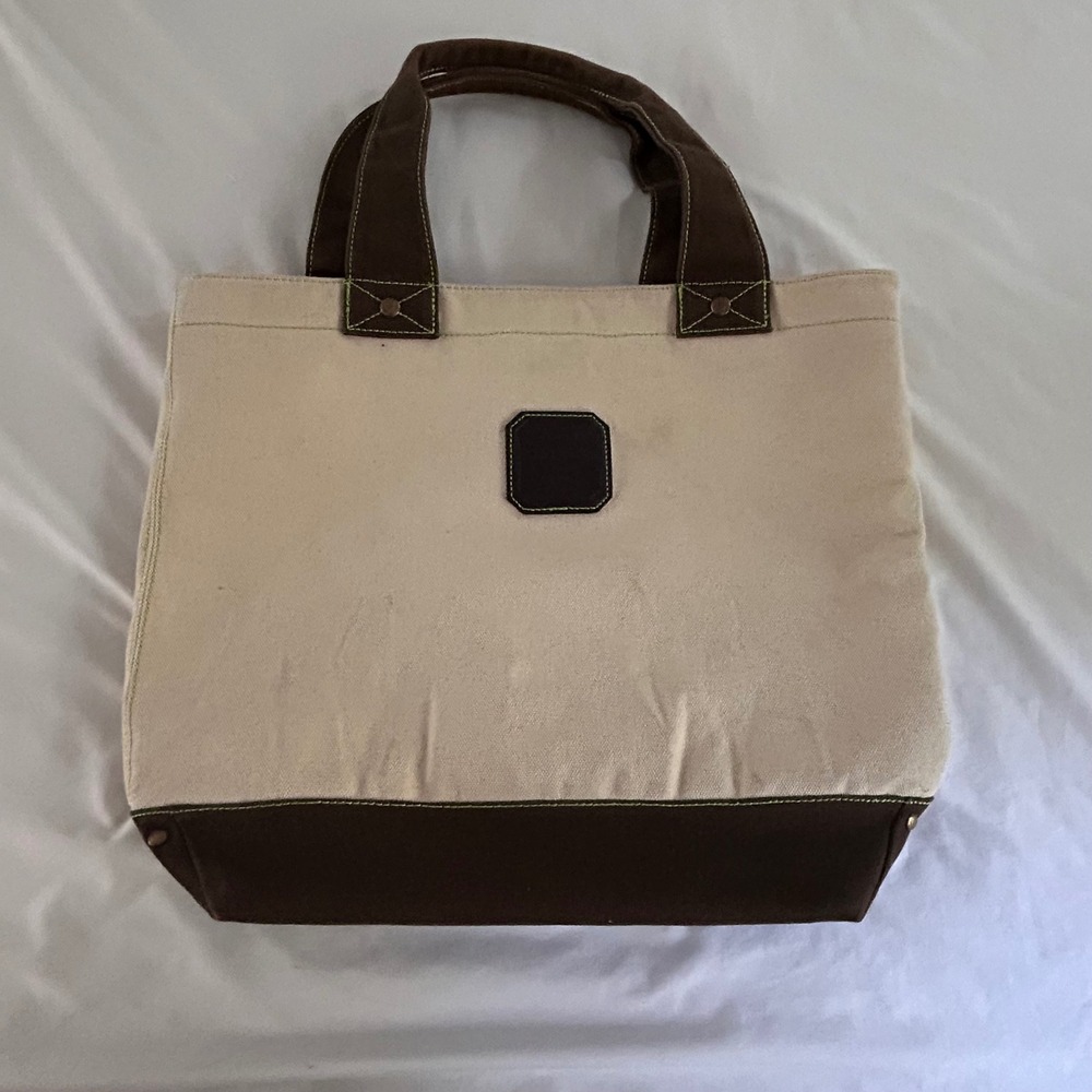 Tequila Patron Canvas Tote Bag Insulated Cooler Interior Cream Brown Bee Logo